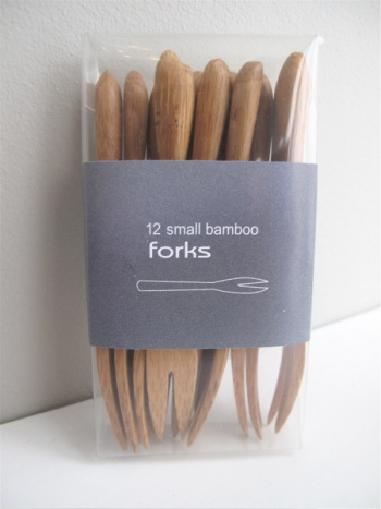 Bambus gafler - 12 stk