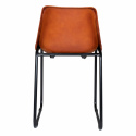 Stol Vintage - Lær/Jern