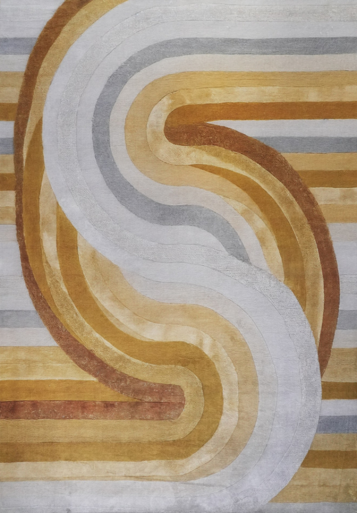 Teppe \'Savena\' - Gul/Grå i gruppen Interiør / Tepper hos Reforma (RG01-22)