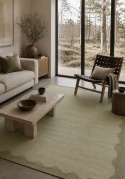 Teppe \'Lunelle\' - Lys grønn