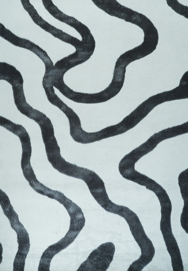 Teppe \'Heloria\' - Svart/Hvitt i gruppen Interiør / Tepper hos Reforma (RG01-47)