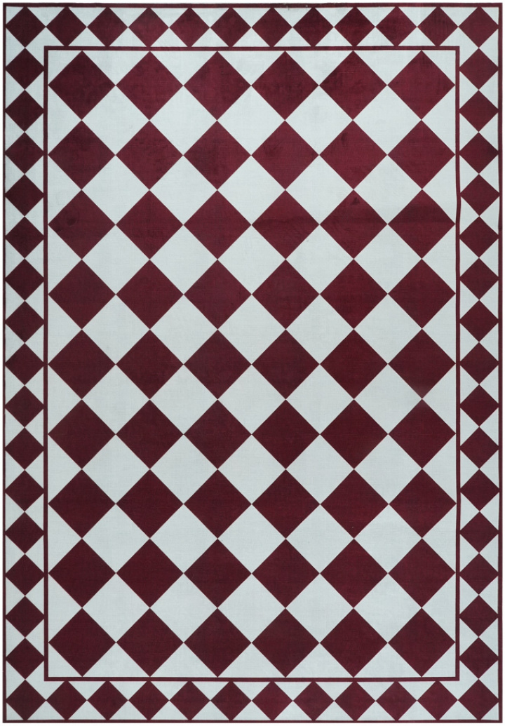 Teppe \'Crestina\' - Rød/Hvit i gruppen Tepper hos Reforma (RG01-55)