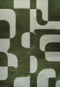 Teppe \'Merano\' - Grønn/Beige