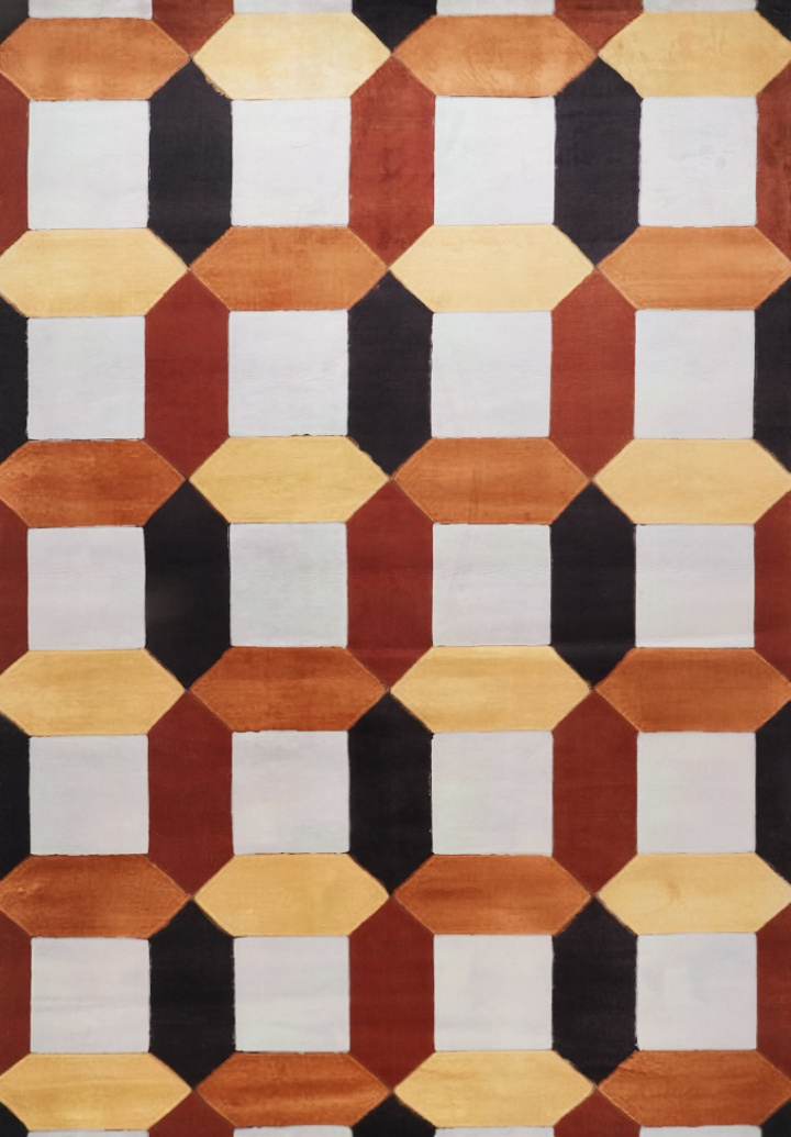 Teppe \'Oralia\' - Hvit/Multifarget i gruppen Interiør / Tepper hos Reforma (RG01-855)