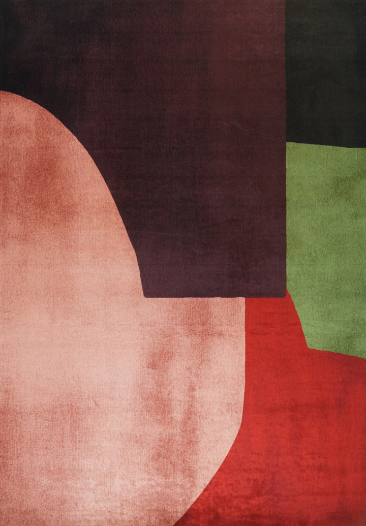 Teppe \'Savelle\' - Rød/Multifarget i gruppen Interiør / Tepper hos Reforma (RG01-95)