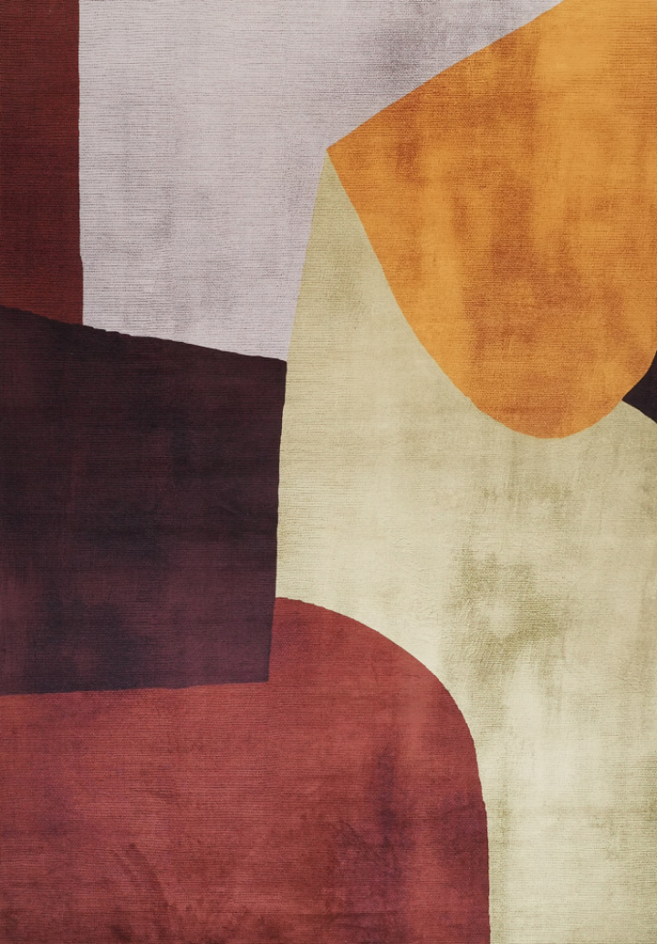 Teppe \'Ventaro\' 160x230 cm - Rød/Multifarget i gruppen Interiør / Tepper hos Reforma (RG182)