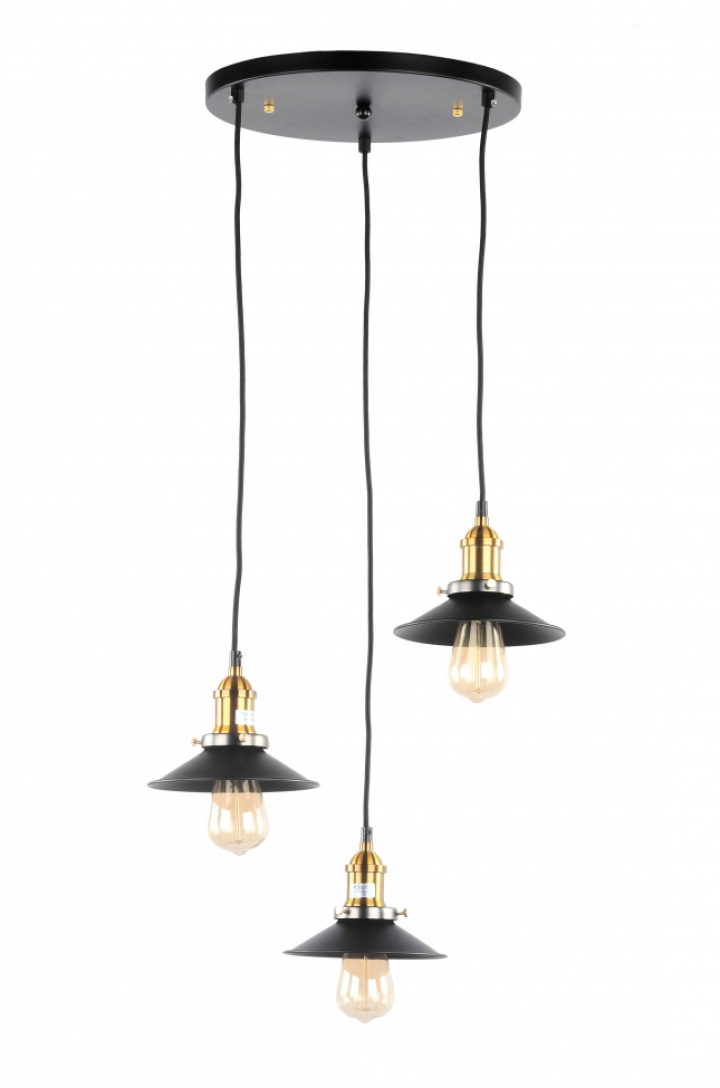 Taklampe 'Cluster' - Svart
