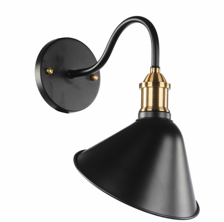Vegglampe \'Classic\' - Svart/Gull i gruppen Belysning / Lamper / Vegglamper hos Reforma (RH167)