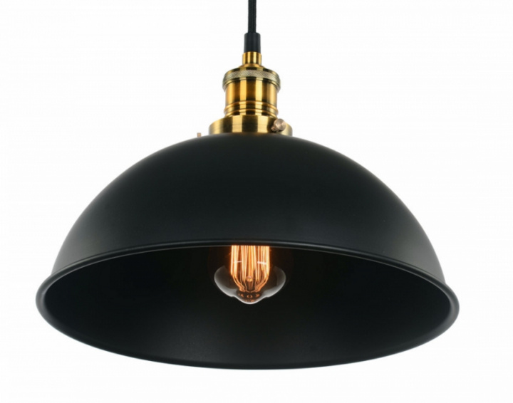 Taklampe kuppel retro - Messing og svart i gruppen hos Reforma (RH487)