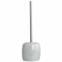 Toalettbörste Marmor - hvit / stål
