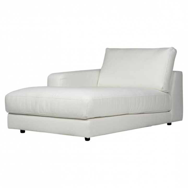 Sjeselong \'Messina\' - Vit Venstre i gruppen Møbler / Sofaer hos Reforma (Rio-chaise-left-Grace01)