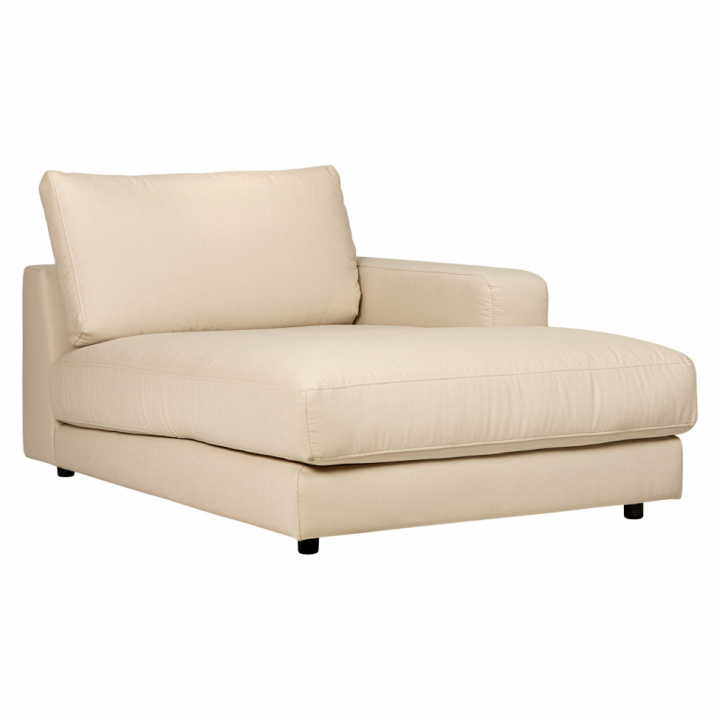Sjeselong \'Messina\' - Beige Høyre i gruppen Møbler / Sofaer hos Reforma (Rio-chaise-right-Fortis02)