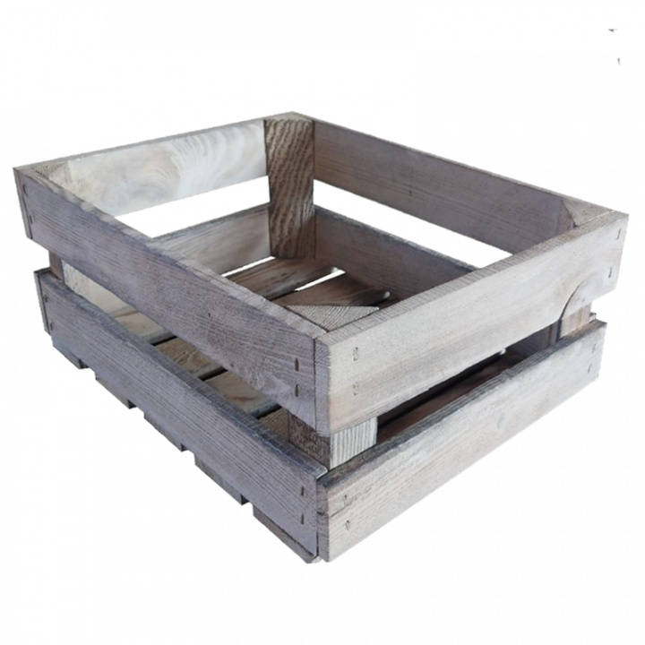 Treboks 'Stråhatt' - Hvit/Tre