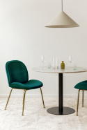Stol \'Lux\' - Grønn/Messing