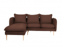 Divansofa \'Posh\'- Brun/Tre 3-seter