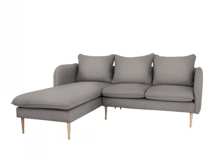 Divan sofa \'Posh\'- Stålgrå / Tre 3-seter i gruppen ROM / Stue / Sofaer hos Reforma (SF040POSH-L-ET91)