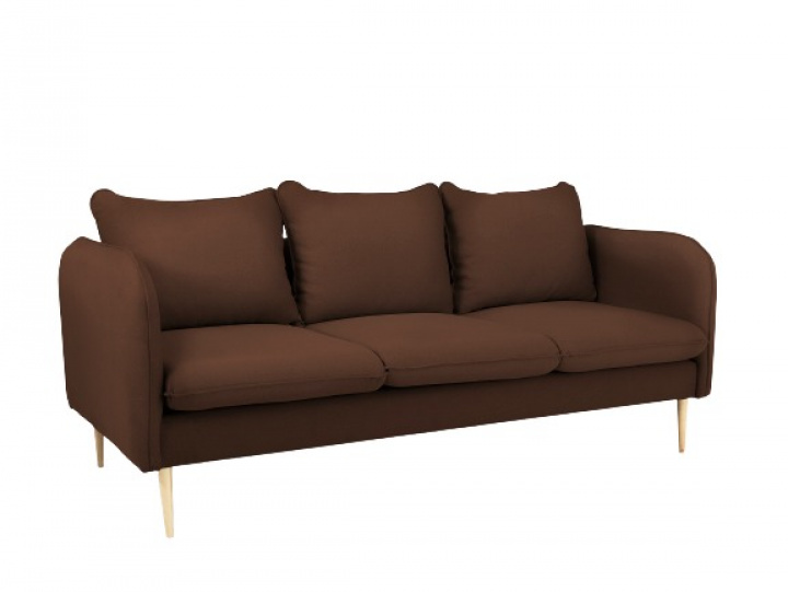 Sofa \'Posh\'- Brun / 3-seter av tre i gruppen Møbler / Sofaer hos Reforma (SF041POSH3-ET27)