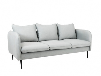 Sofa \'Posh\'- 3-seters platinagr�/svart