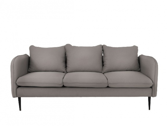 Sofa \'Posh\' - 3-seters stålgrå / svart