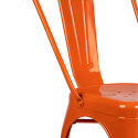 Stol \'Montmartre\' - Oransje lakk