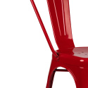 Stol \'Montmartre\' - Rødlakkert