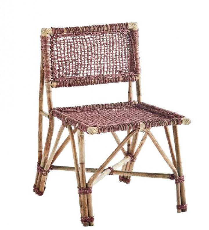 Stol 'Bambus' - Rosa