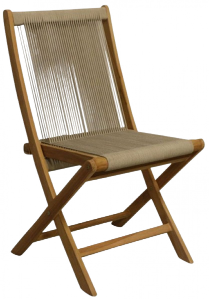 Hagestol 'Rope' - Teak