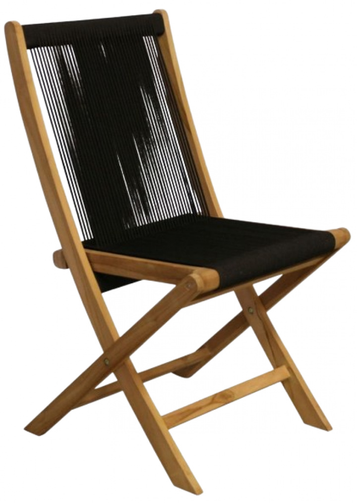 Hagestol 'Rope' - Svart