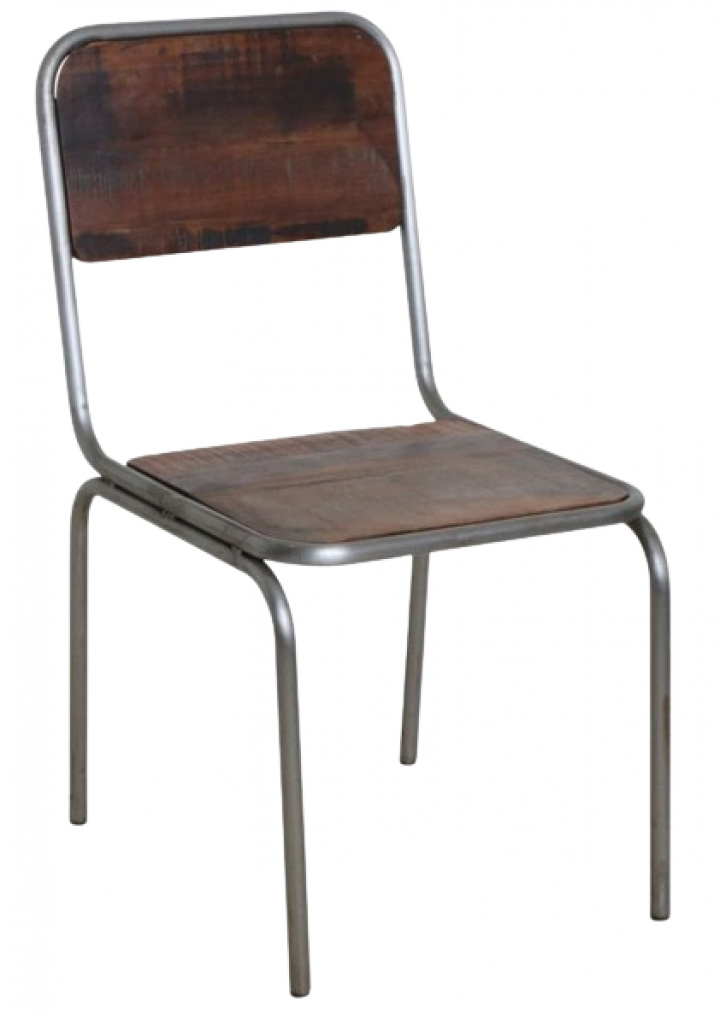 Stol \'Industriell\' - Grå i gruppen Møbler / Sittemøbler / Stoler hos Reforma (STFW00311)