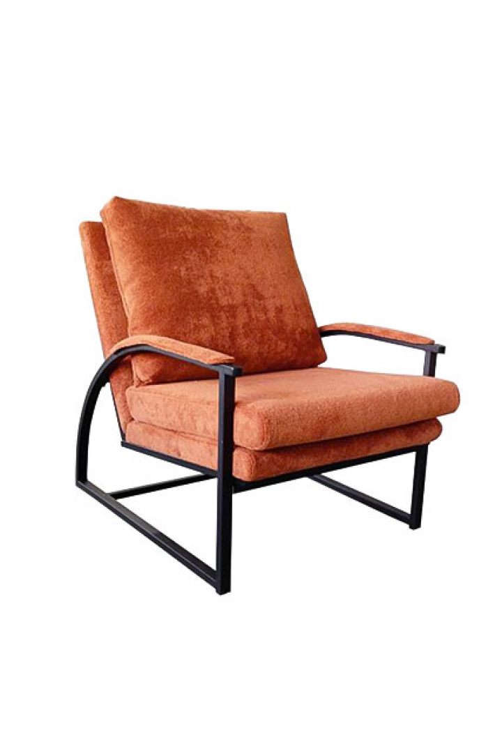 Lenestol \'Lillevik\' - Oransje i gruppen Møbler / Sittemøbler / Lenestoler hos Reforma (SY-75044)