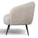 Lenestol \'Capri\' - Hvit/Bouclé
