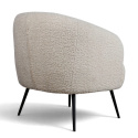Lenestol \'Capri\' - Hvit/Bouclé