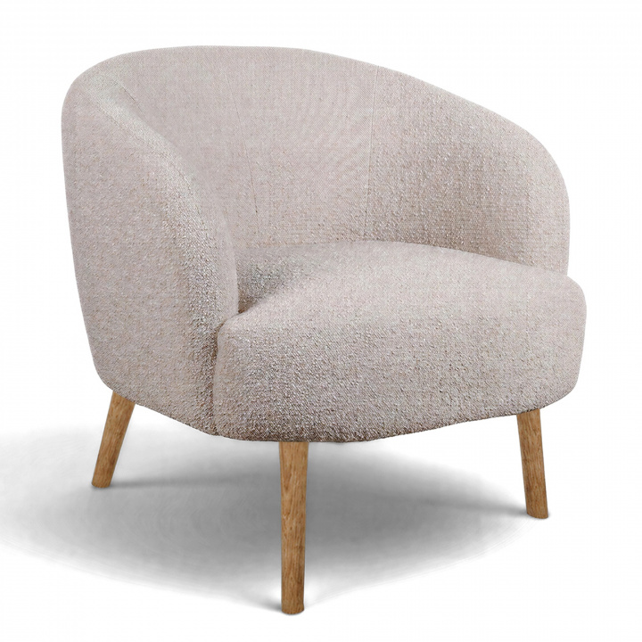 Lenestol 'Capri' trebein - Beige