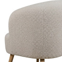 Lenestol \'Capri\' trebein - Beige