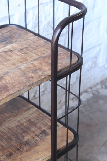Vintage Industritralle - Iron / Wood