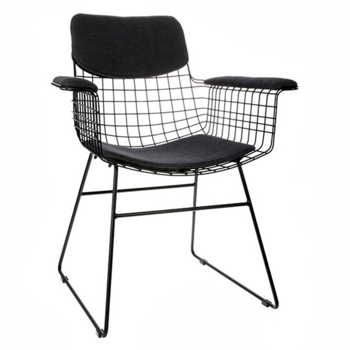 Stolputer 'Wire' - Svart 2