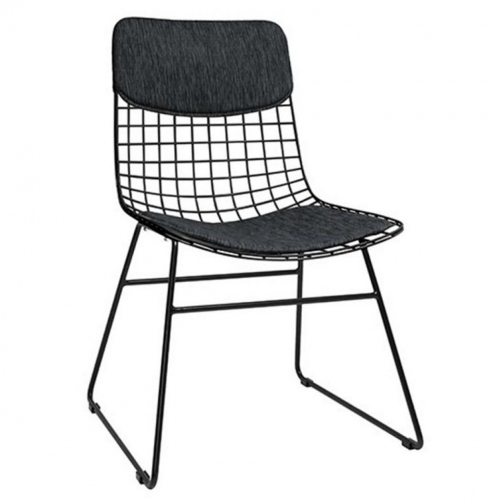 Stolputer 'Wire' - Svart