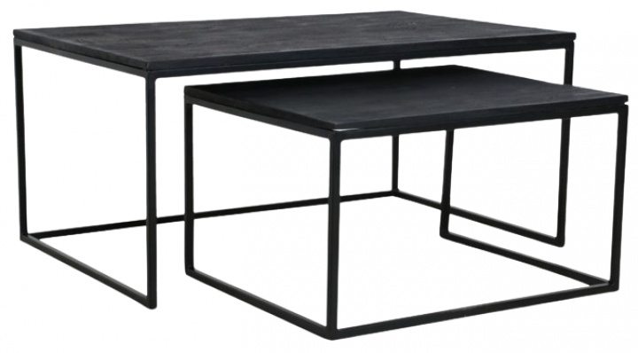 Sidebord 'Mango' 2 sett - Svart