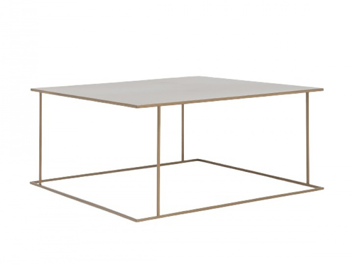 Salongbord \'Walt\'- 100x100 gull i gruppen Møbler / Bord / Sofabord hos Reforma (TB003WALT100-1111)