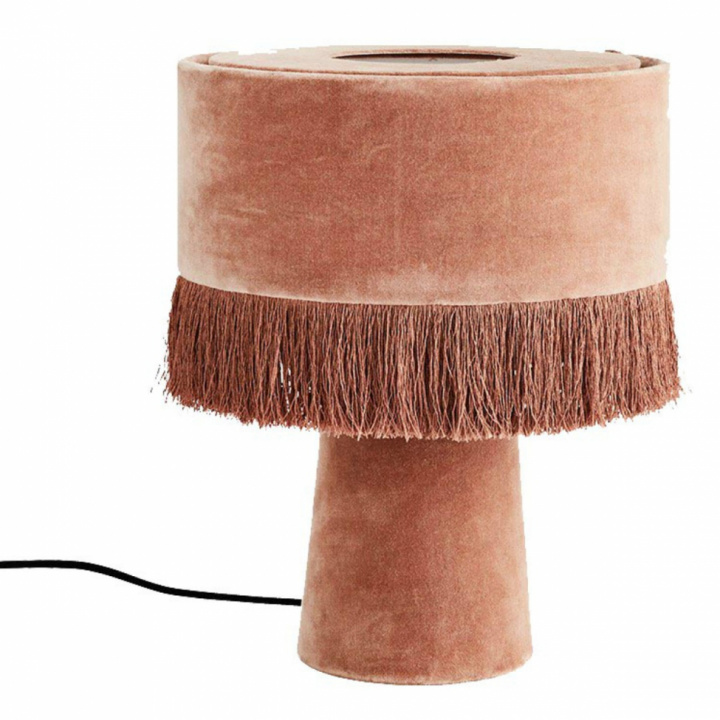 Bordlampe Velvet Retro - Rosa - Madam Stoltz