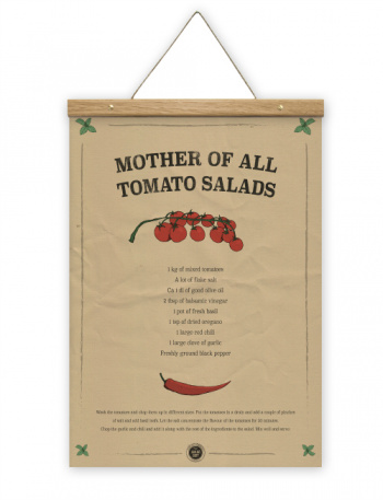 Tomat Salat - plakat og henger