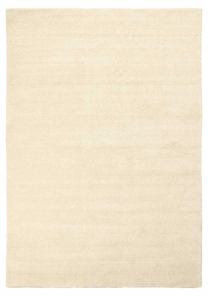 Ullteppe \'Rozen Handloom Wool Premium\' - Hvit i gruppen Interiør / Tepper / Ulltepper hos Reforma (V102015302)