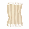 Rutete \'Beatriz Stripe\' 130x170cm - Beige/hvit