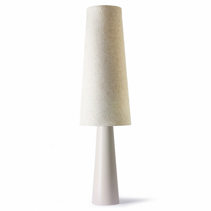 Gulvlampe 'Cone' - Naturhvit