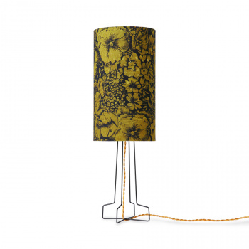 Lampefot \'Metal Wire Lamp\' - Svart / Gull