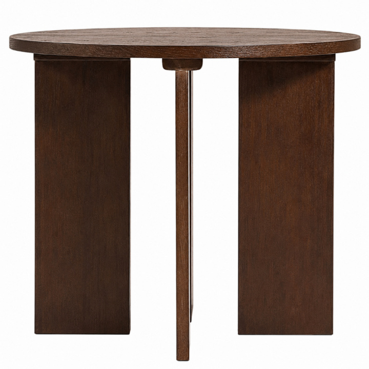 Salongbord \'Créme\' Rundt 55 cm - Valnøtt i gruppen Møbler / Bord / Sofabord hos Reforma (WD-17-1-walnut)