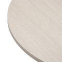 Salongbord \'Créme\' Rundt 55 cm - Hvitpigmentert