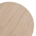 Salongbord \'Créme\' Rundt 75cm - Hvitpigmentert