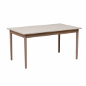 Spisebord \'Fager\' 135cm - Hvitpigmentert