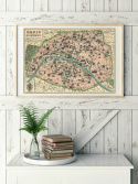 Plakat - \'Carte Paris\'